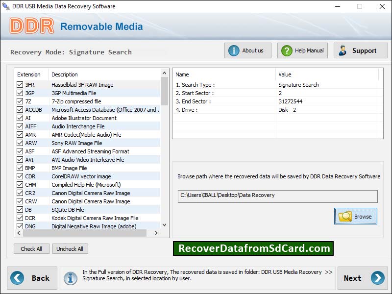 Windows 10 Recover Data from USB Media full